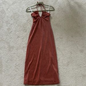 Charlie Holiday Halter Dress Size 2 NWT